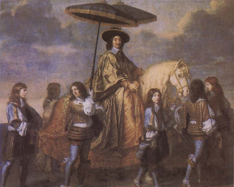 Charles le Brun Chancellor Seguier at the Entry of Louis XIV into Paris in 1660